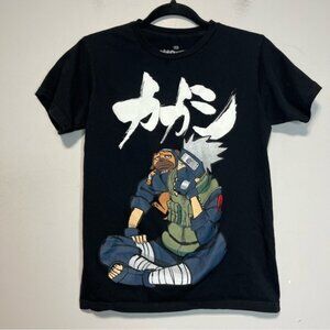 Naruto Shippuden Kakashi & Pakkun Anime T-Shirt Unisex size XS